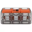 WAGO 221-613 Vezetékösszekötő 3-as 6mm2 30db/csomag