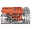 WAGO 221-613 Vezetékösszekötő 3-as 6mm2 30db/csomag