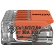 WAGO 221-615 Vezetékösszekötő 5-ös 6mm2 15db/csomag
