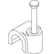 OBO 2225611 ISO Nagel-Clip 8mm L25 PP hófehér 25 RW 100db/csomag