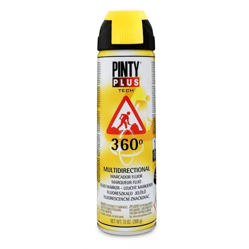 PINTY PLUS 254 Jelölő festék spray sárga 500 ml