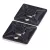 HAUPA 262161 Kábelkötegelő talp 19x19mm öntapadós + csavaros 100db/csomag fekete