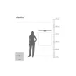 KANLUX 26685 ASTEN Oldalfali LED lámpatest IP44 15W-NW-B