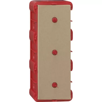 Gira 289300 Beépítődoboz 3-as falba süllyesztett E22 piros