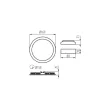 KANLUX 28931 LED panel ROUNDA V2LED 12W 4000K kerek