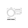 KANLUX 28934 LED panel ROUNDA V2LED 18W 4000K kerek