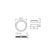 KANLUX 28937 Lámpa ROUNDA V2LED 6W-NW-W