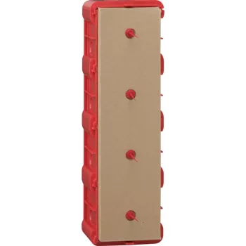 Gira 289400 Beépítődoboz 4-es falba süllyesztett E22 piros