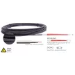 RUNPOTEC 300190 Rugós vezetékbehúzó fém, RUNPOGLEITER fejjel 20 m Ø 4mm