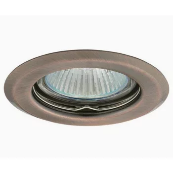   KANLUX 327 CT-2114-AN kerek fix beépíthető lámpatest réz MR16