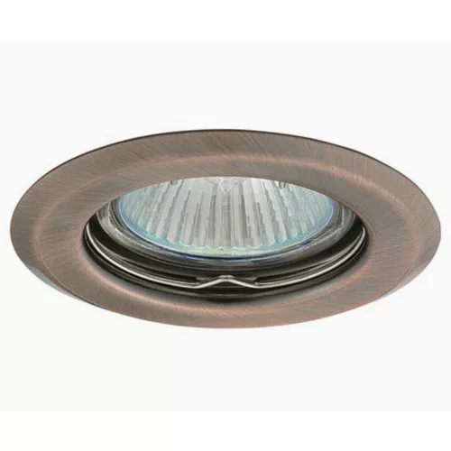 KANLUX 327 CT-2114-AN kerek fix beépíthető lámpatest réz MR16
