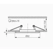 KANLUX 327 CT-2114-AN kerek fix beépíthető lámpatest réz MR16
