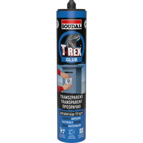 SOUDAL 351056 Ragasztó transparens szálerősített T-Rex 310 g