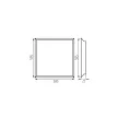 KANLUX 37171 BLINGO LED panel süllyesztett 34W 4080 60NW