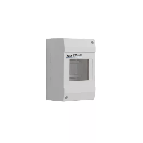 KANLUX 3851 Falon kívüli 4 modulos lakáselosztó ajtó nélkül DB108W 1x4P/SM