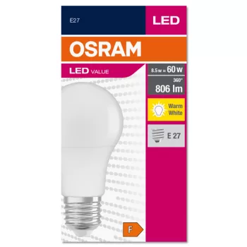   OSRAM 4052899326842 LED lámpa A60 körte A 8,5W (60W) E27 806lm 827 2700K