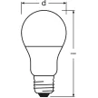 OSRAM 4052899326842 LED lámpa A60 körte A 8,5W (60W) E27 806lm 827 2700K