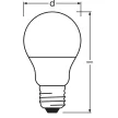 OSRAM 4058075127081 LED lámpa körte 5W (40W)  E27 470lm 840 4000K