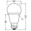 OSRAM 4058075127081 LED lámpa körte 5W (40W)  E27 470lm 840 4000K