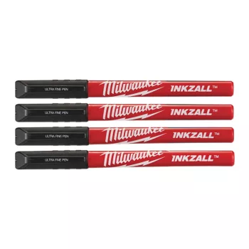   MILWAUKEE 48223164 INKZALL™ Filctoll 0,6 mm hegyű Fekete (4 darabos kiszerelés) 1 db