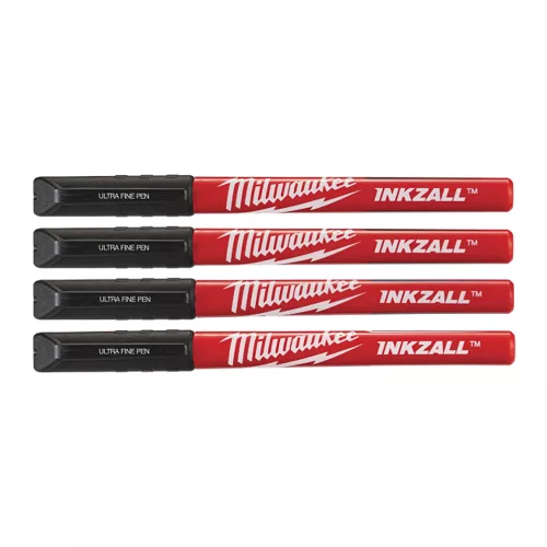 MILWAUKEE 48223164 INKZALL™ Filctoll 0,6 mm hegyű Fekete (4 darabos kiszerelés) 1 db