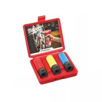   MILWAUKEE 4932451568 Alufelni dugókulcs készlet 3 részes 1/2" - 17,19,21mm CrMo