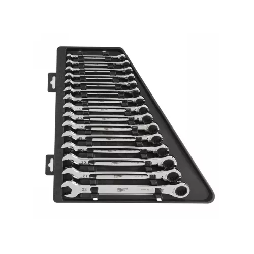 MILWAUKEE 4932464994 Racsnis csillag-villáskulcs készlet 15 részes 8-22mm CrV