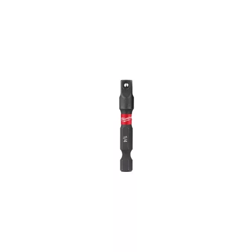 MILWAUKEE 4932471826 Gépi dugókulcs adapter 1/4" Hex -> 1/4" négyszög Shockwave