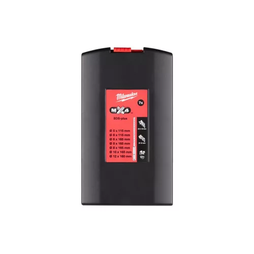 MILWAUKEE 4932478626 Kőzetfúró készlet 7 részes négyélű SDS-Plus