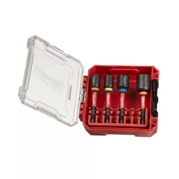 MILWAUKEE 4932492445 Csavarbehajtó készlet 4 részes 7,8,10,13 x65 1/4' Hex mágneses