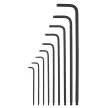 MILWAUKEE Torx L-alakú kulcs készlet 9 részes T10-T50 - 4932492693