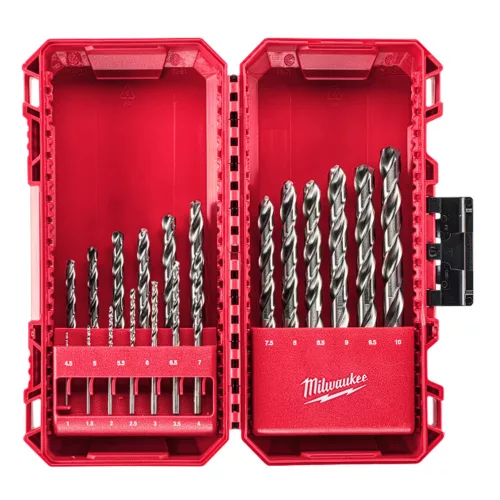 MILWAUKEE 4932493869 THUNDERWEB – HSS-G fémfúró DIN 338 – Készlet (19 részes)