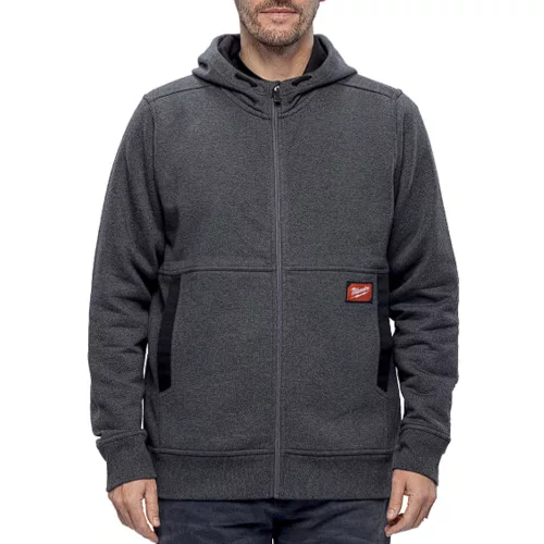 MILWAUKEE GRIDIRON™ Cipzáras pulóver (XL) - szürke - 4932499396