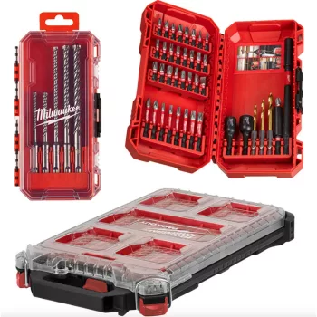 MILWAUKEE 4932499761 PACKOUT™ 4932498297 + 4932492004 45 részes tartozék készlet - keskeny rend