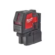 MILWAUKEE 4933478099 Akkus keresztvonal és pontlézer L4 CLLP-301C (1 x 3,0 Ah akku + USB töltők
