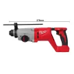 MILWAUKEE 4933492482 M18 BLHACD26-0X M18™ szénkefe nélküli 26 mm SDS-Plus D-fogantyús kalapács