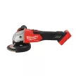 MILWAUKEE 4933498062 M18FSAG125XB-0 M18 FUEL™ 125 mm sarokcsiszoló fékező funkcióval és csúszta