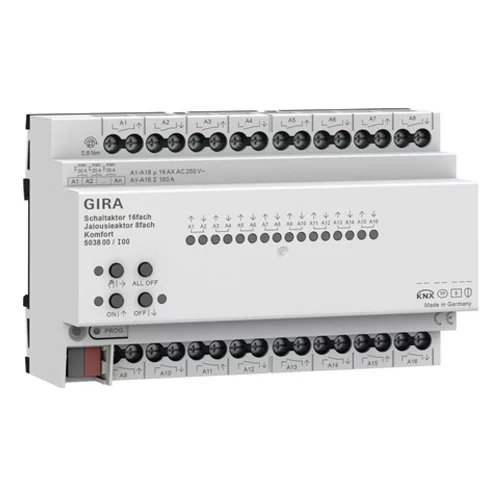 Gira 503800 KNX Kapcs.-/red. Aktor 16/8-as 16A Komfort