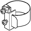 OBO 5057523 Szalagföldelő bilincs 3/8-4" 927/2