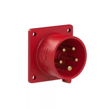 PCE 615-6 Ipari csatlakozó 16A 5P 400V piros