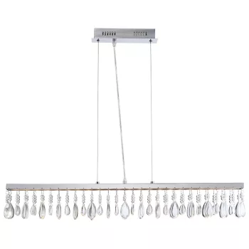 GLOBO 67059-5H Függeszték króm/üveg 5xLED 25W