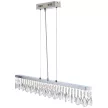 GLOBO Függeszték króm/üveg 5xLED 25W - 67059-5H