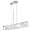 GLOBO Függeszték króm/üveg 5xLED 25W - 67059-5H