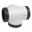 LEGRAND 694521 Hármas elágazású 2P+F elosztódugó forgatható 16A fehér-sötét szürke