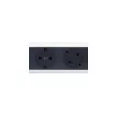 LEGRAND 694529 Asztali elosztósor 3680W gyerekvédős fehér/fekete forgatható 1.5mm2 1.5m 16A IP2