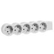 LEGRAND 694577 Elosztósor Standard 5x2P+F vezeték nélkül fehér-szürke