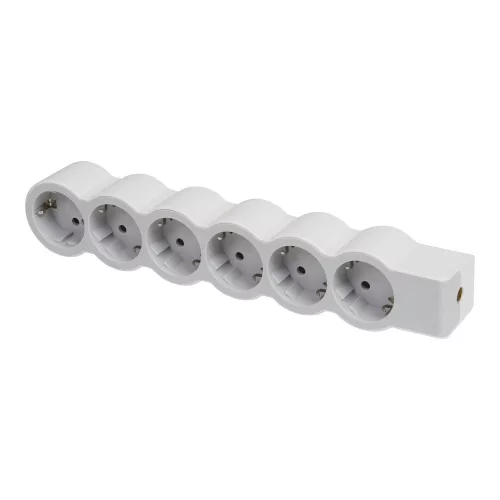 LEGRAND 694579 Elosztósor Standard 6x2P+F vezeték nélkül fehér-szürke