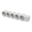 LEGRAND 694579 Elosztósor Standard 6x2P+F vezeték nélkül fehér-szürke