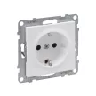 LEGRAND 721120 Suno 2P+F csatlakozóaljzat (rugós), biztonsági zsaluval, fehér