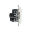 LEGRAND 721120 Suno 2P+F csatlakozóaljzat (rugós), biztonsági zsaluval, fehér